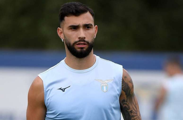 Castellanos durante treinamento da Lazio –