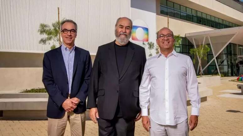 João Roberto, Roberto Irineu e José Roberto Marinho, donos da Globo