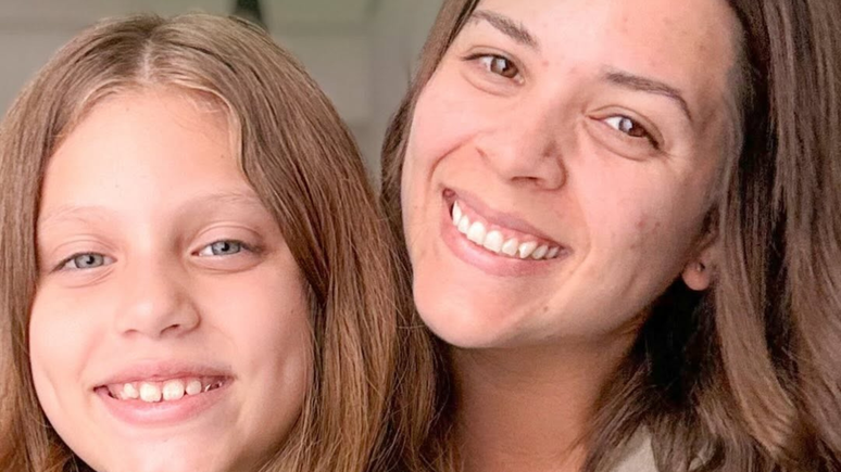 Gabriela Lins e a filha, Esther