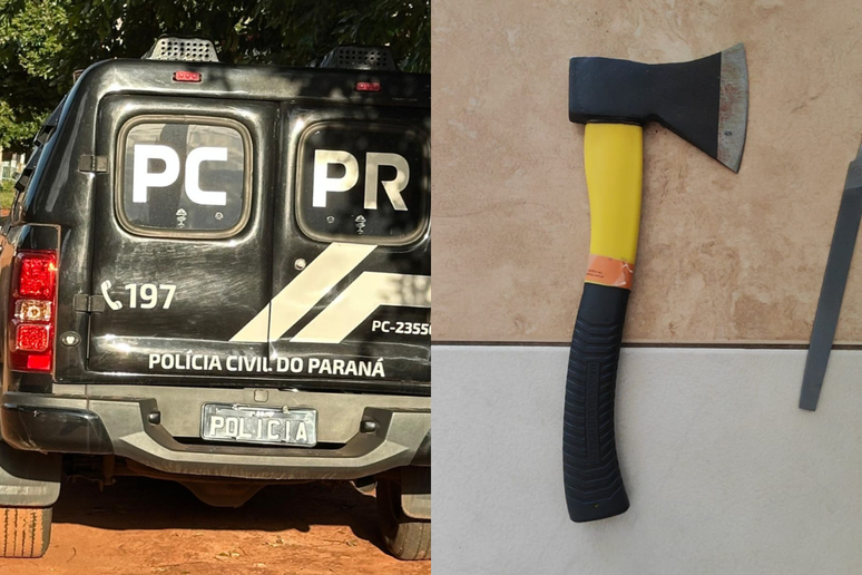 Homem é morto 'aleatoriamente' com golpes de machadinha no rosto no PR