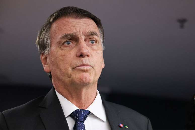 Jair Messias Bolsonaro durante interrogatórios dos réus da Ação Penal (AP) 2668, no STF