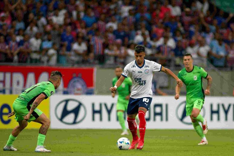 O uruguaio Luciano Rodríguez é uma das esperanças de gol do Bahia