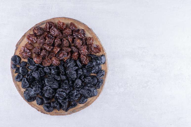  Frutas desidratadas são opções nutrititvas