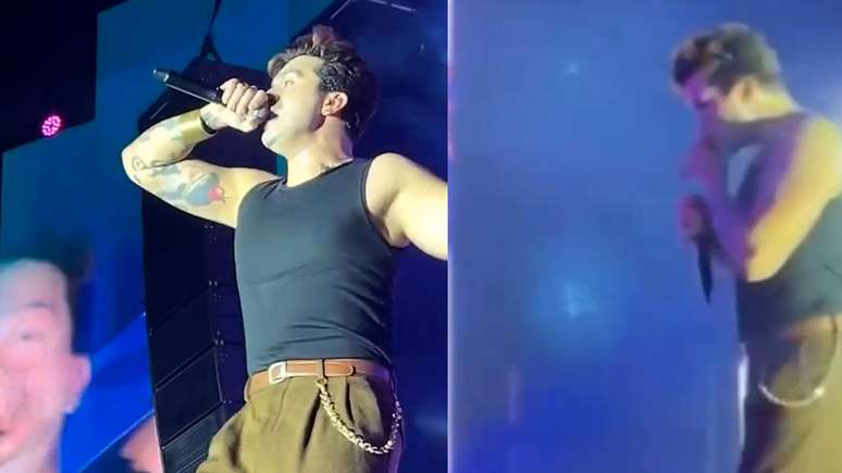 Luan Santana é criticado após tentar 'comer' calcinha de fã