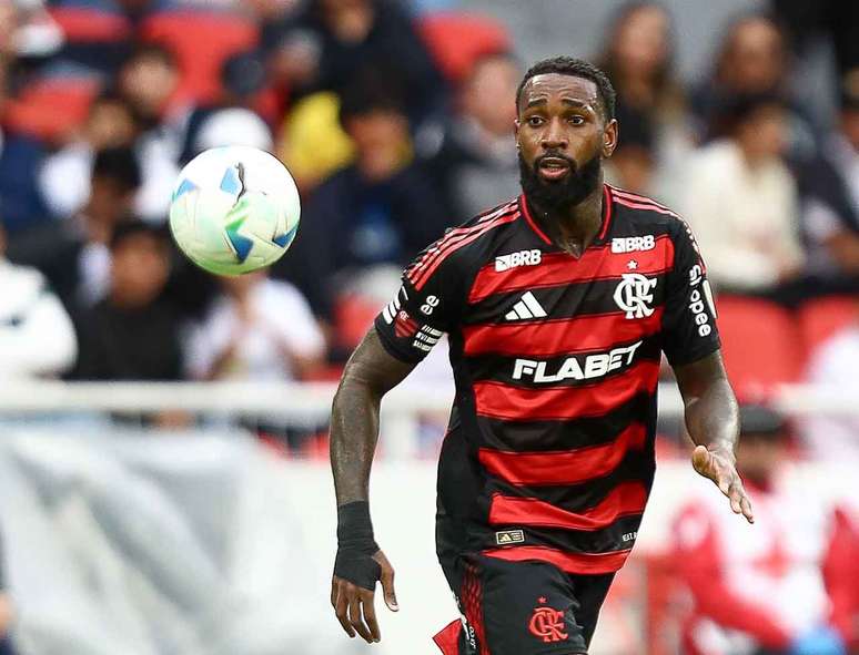 Gerson foi um dos líderes pelo Flamengo –