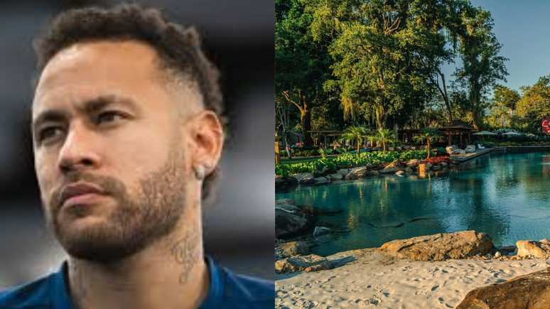 Praia do Neymar! Web faz piada com tamanho da piscina do jogador: 'Pra que?'