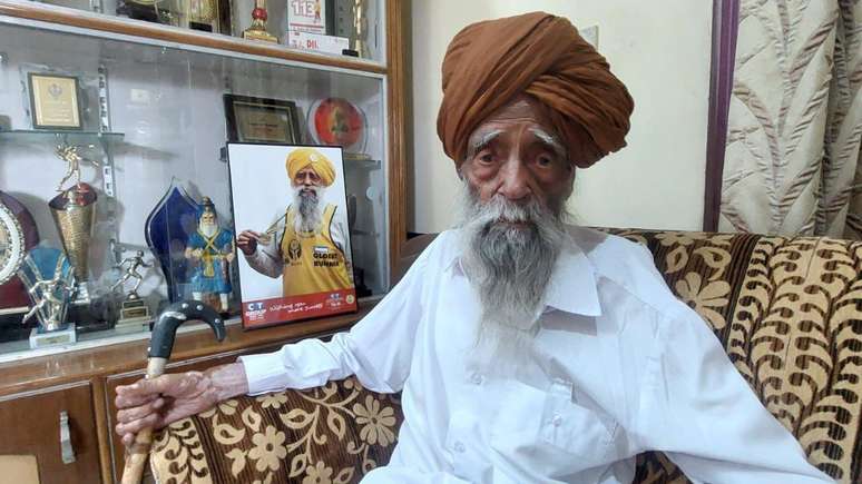 A equipe da BBC News Punjabi visitou a casa de Singh no vilarejo de Beas Pind, no Estado indiano de Punjab, em junho