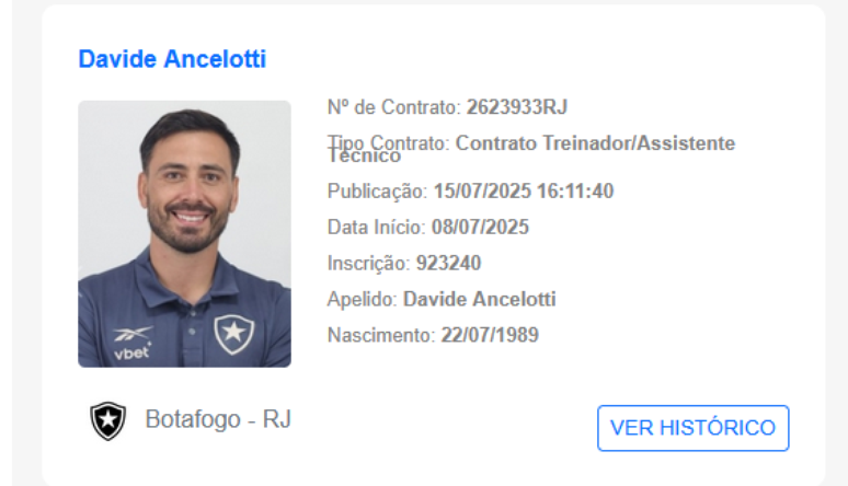 Davide Ancelotti no BID 