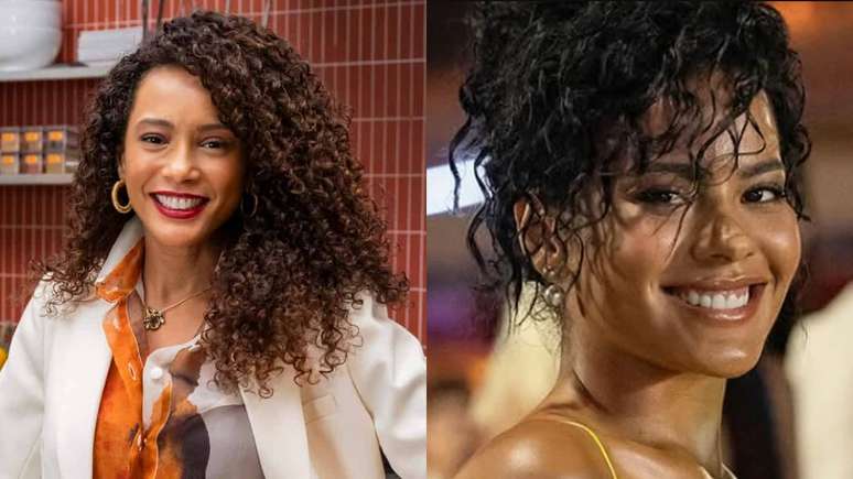 Raquel (Taís Araujo) e Fátima (Bella Campos) de Vale Tudo