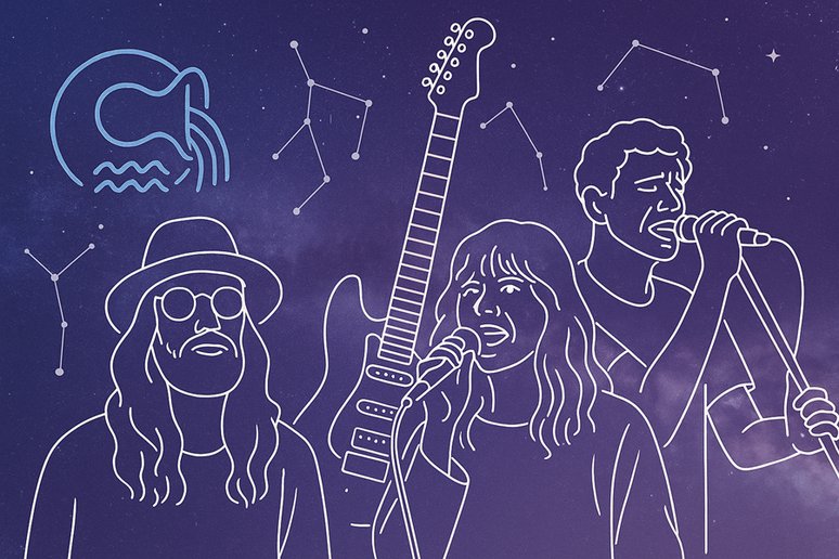 Rock brasileiro e o signo de Aquário