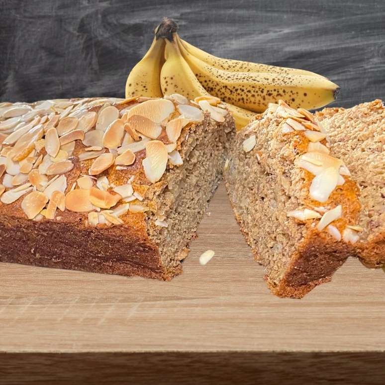Banana and gluten -free oatmeal cake: easy, cuddly and healthy