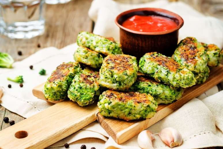 Bolinho de brócolis 