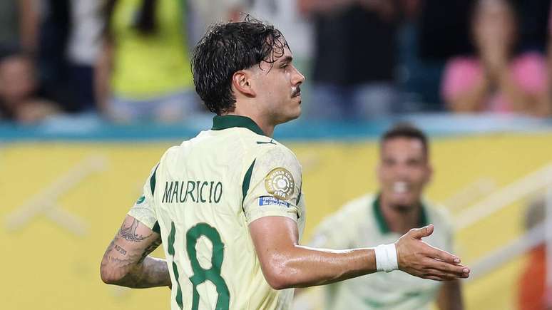Maur&iacute;cio vem sendo pe&ccedil;a importante no Palmeiras nos &uacute;ltimos meses &ndash;