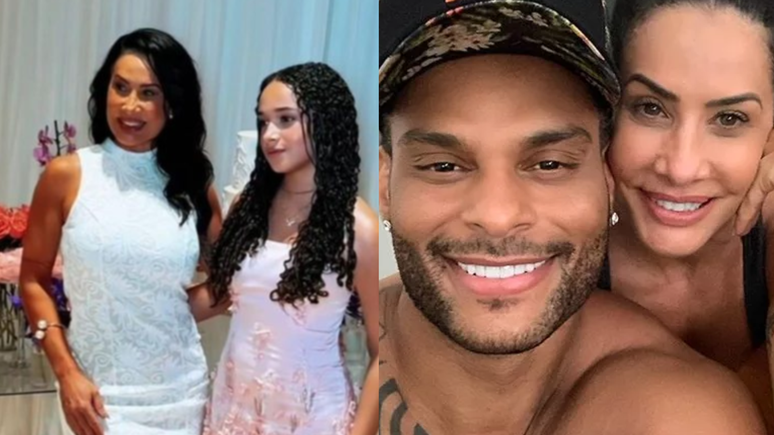 Scheila Carvalho abre o jogo e revela motivo da ausência do marido na festa de 15 anos da filha