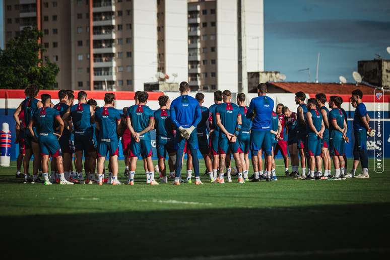 Treino do Fortaleza. 