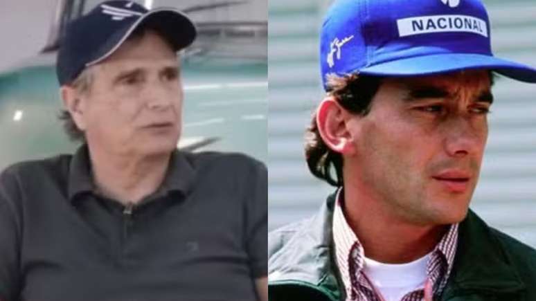 Nelson Piquet e Ayrton Senna eram rival na pista de corrida