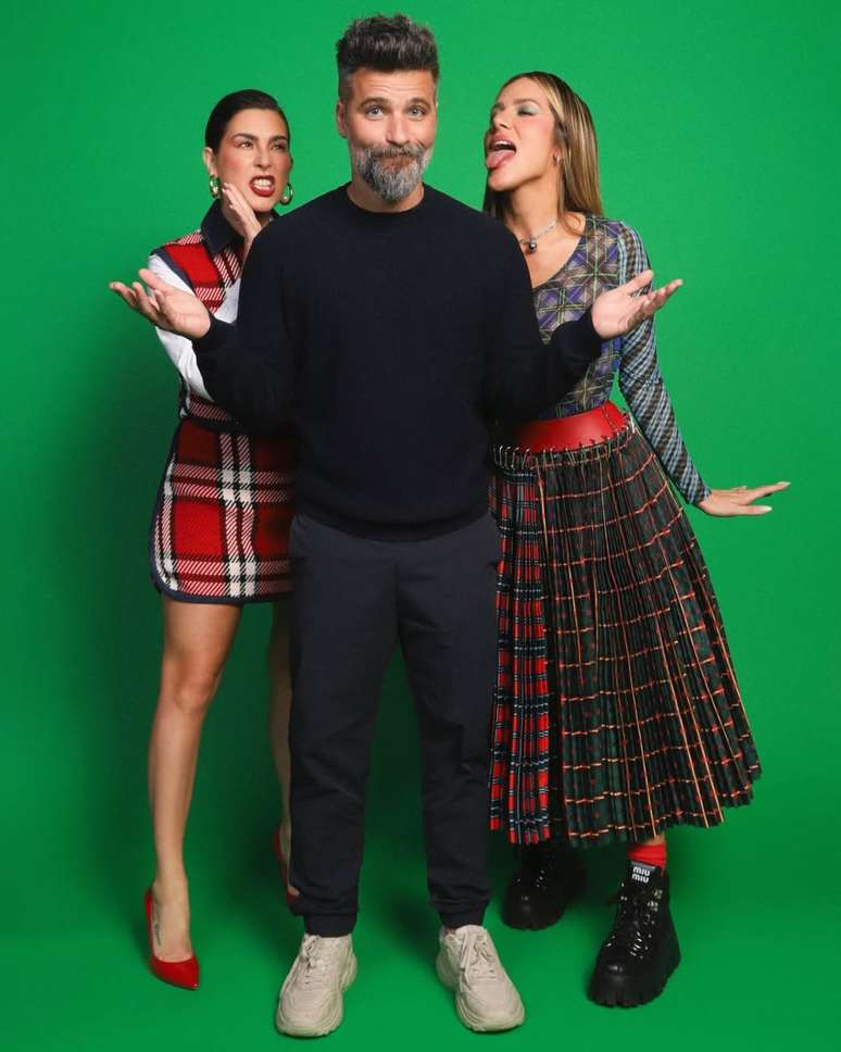 Fernanda Paes Leme, Bruno Gagliasso e Giovanna Ewbank