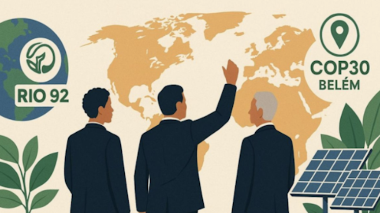 Durante e Rio 92, foram lançadas em escala mundial as bases para os principais acordos ambientais internacionais contra o aquecimento global e suas consequências, incluindo a Convenção-Quadro das Nações Unidas sobre Mudança do Clima (UNFCCC), que originou as próprias COPs.