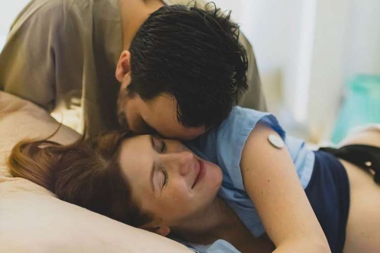 Dani Calabresa and Richard are Bernardo's first parents