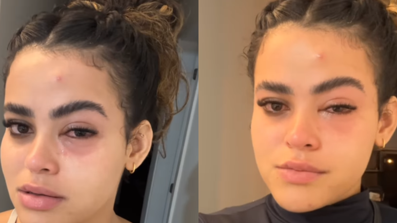 Larissa de Jesus dos Santos pegou infecção após mosca entrar em seu olho