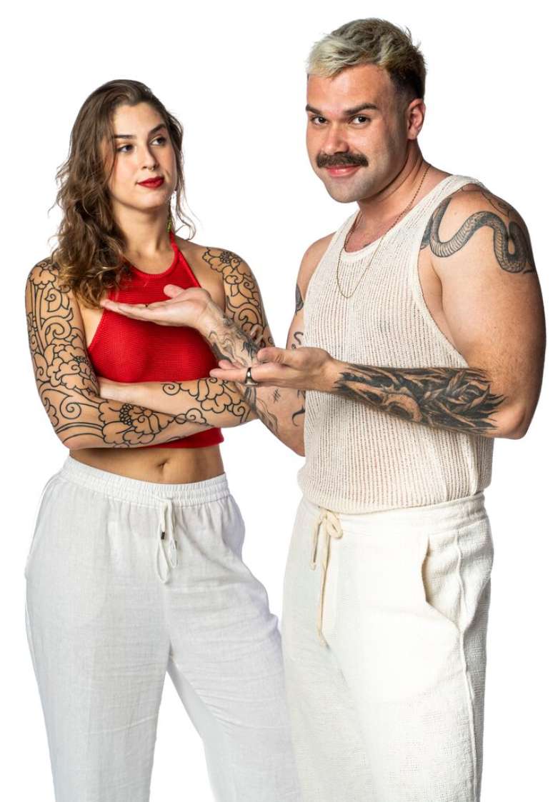 Casal Dhara e Yago, do reality 'Terceira Metade'