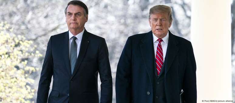 Trump e Bolsonaro em 2019
