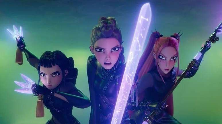 Além de estrelas globais, a integrantes da Huntr/x também são guardiãs secretas que protegem os fãs de ameaças sobrenaturais