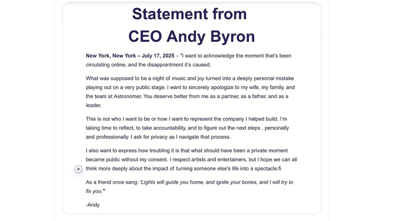 Falso pronunciamento de CEO circulou nas redes sociais