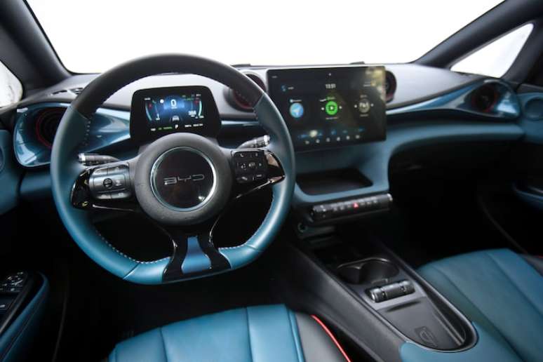 Interior do BYD Dolphin se destacou pela qualidade, amplitude e tecnologia