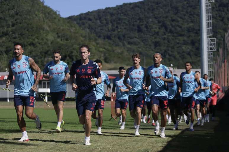 Treino do Flamengo no Ninho do Urubu –