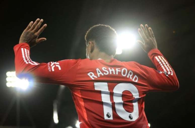 Rashford em ação pelo Manchester United –