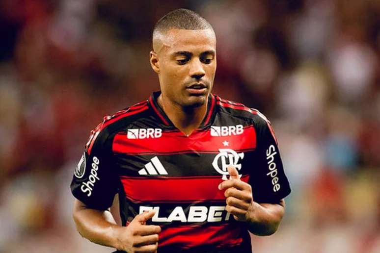 De La Cruz em ação pelo Flamengo