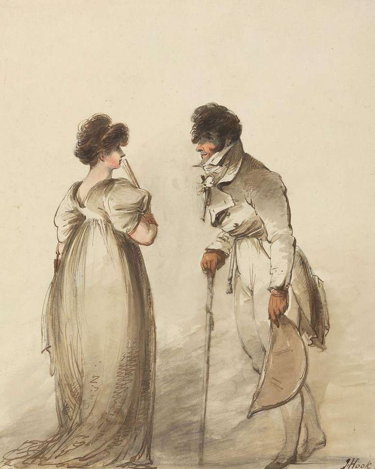 Os leques n&atilde;o eram uma forma s&eacute;ria de comunica&ccedil;&atilde;o, mas um m&eacute;todo divertido de flertar discretamente em ambientes p&uacute;blicos, como bailes, por exemplo