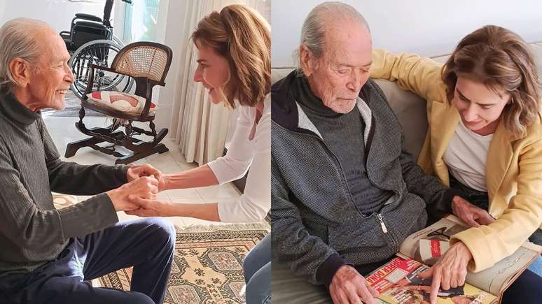 Maitê Proença visita ator afastado da TV e mostra como ele está