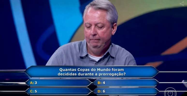 Pergunta sobre Copa do Mundo do Quem Quer Ser Um Milionário