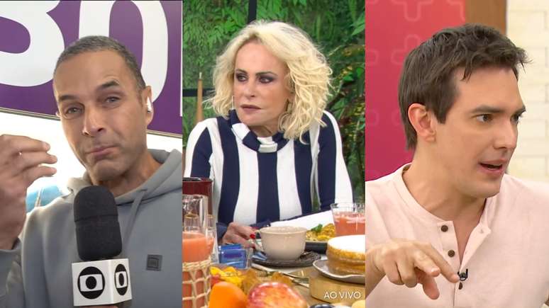 Fabricio Battaglini, Ana Maria Braga e Alessandro Jodar no Mais Voc&ecirc;