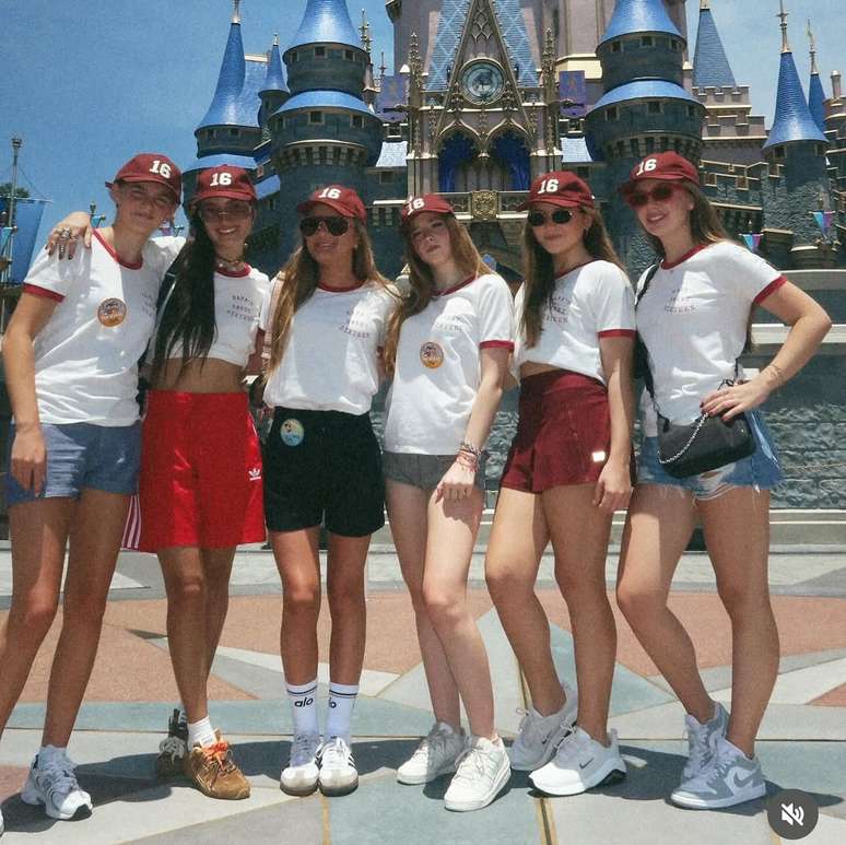 Rafa Justus and friends at Disney 