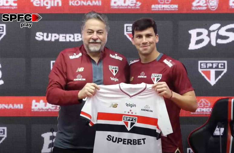 São Paulo presented the striker Gonzalo Tapia - São Paulo presented the striker Gonzalo Tapia -