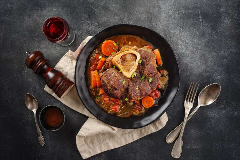 Ossobuco with carrot 