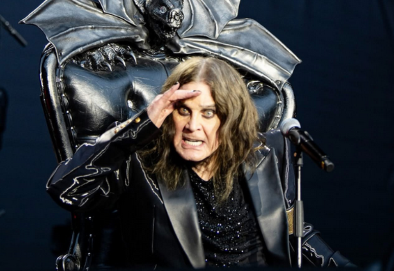 Ozzy Osbourne em sua última apresentação, ocorrida em 5 de julho