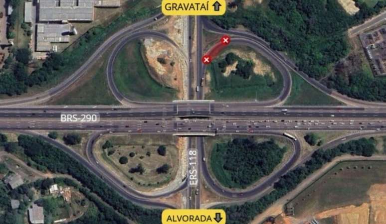 Attention driver: temporary block at Ers-118 changes access to the highway to Porto Alegre