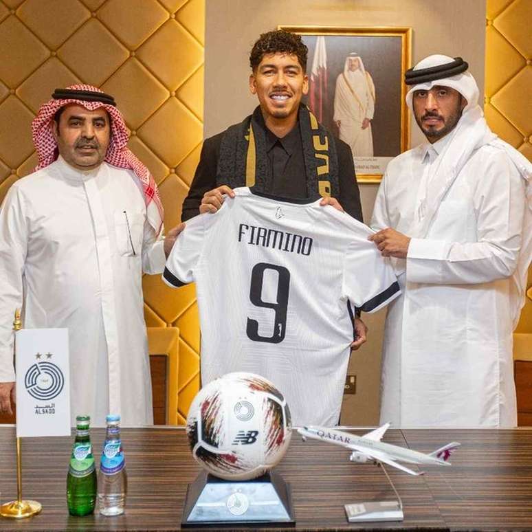 Roberto Firmino &eacute; o novo camisa 9 do Al Sadd &ndash; Divulga&ccedil;&atilde;o/Al Sadd
