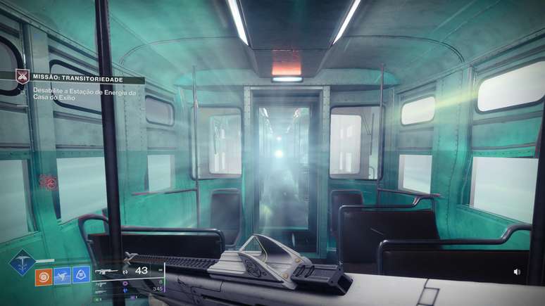 Usar os vag&otilde;es de trem para alcan&ccedil;ar determinados locais foi bem divertido