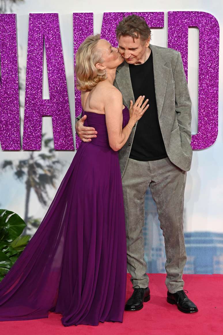 Pamela Anderson e Liam Neeson Pamela Anderson e Liam Neeson