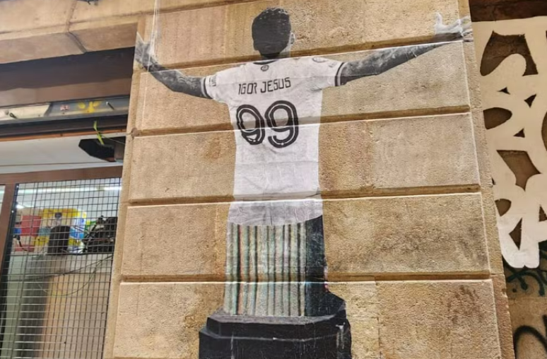 Perayaan Igor Jesus dibuat di Barcelona
