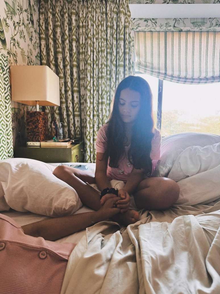 Last photo of Preta Gil with nephew, Maria Sol