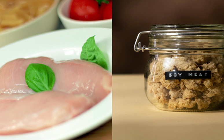 Structured or soy chicken? This is the best option for muscle mass gain