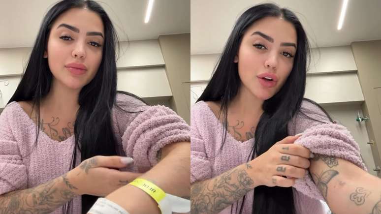 MC Mirella atualiza estado de saúde ao continuar internada: 'Estou toda furada'