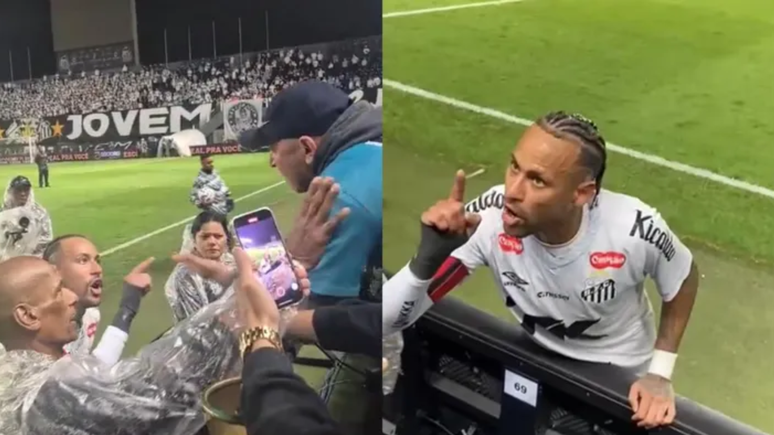 Após derrota do Santos, Neymar bate boca e xinga torcedor