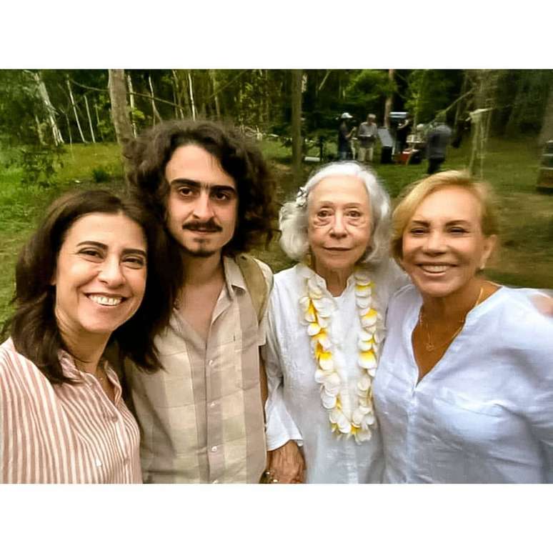 Fernanda Torres, Joaquim Waddington, Fernanda Montenegro and Alerte Salles Fernanda Torres, Joaquim Waddington, Fernanda Montenegro and Alerte Salles